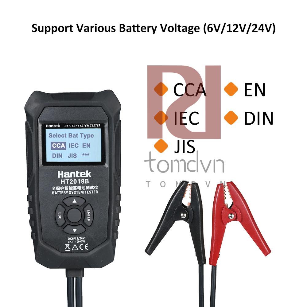 Hantek Thiết Bị Kiểm Tra Ắc Quy Kỹ Thuật Số 6v 12v 24v lcd Cho Xe Hơi