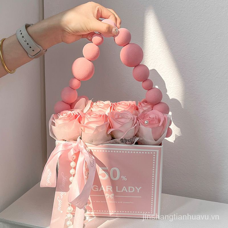 Hộp Quà Hoa Hồng Xinh Xắn Phong Cách Trung Hoa Cho Bạn Gái / Bạn Gái / Ngày Lễ Tình Nhân