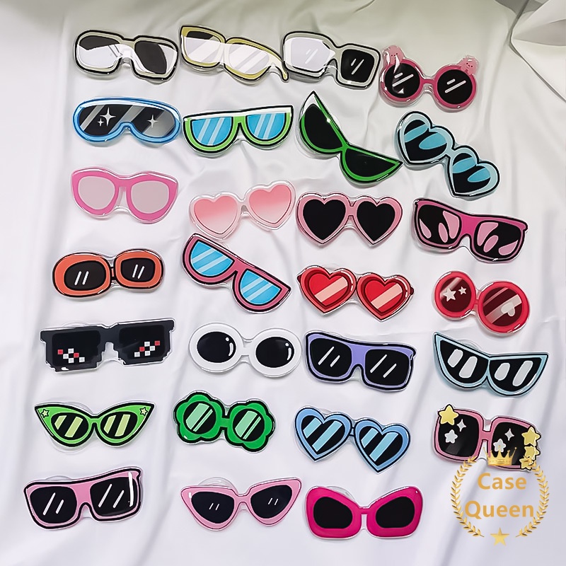 Nhẫn Đỡ Điện Thoại / Kính Mát Hình Trái Tim Xinh Xắn Sáng Tạo Giá Đỡ