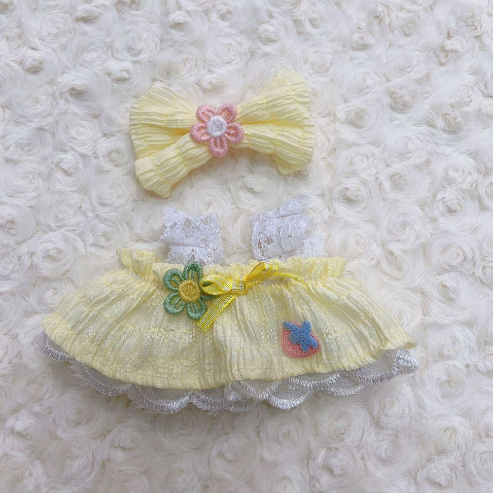 Đầm Búp Bê Vải cotton 20cm Phong Cách lolita Dễ Thương