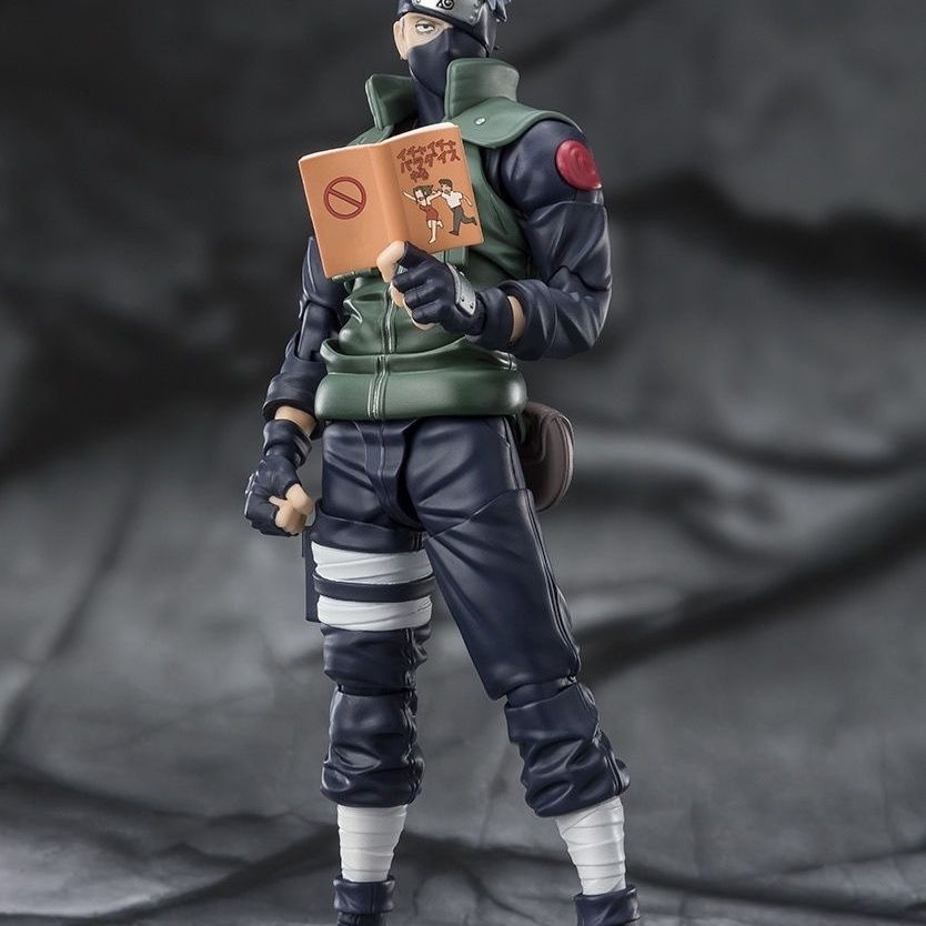 Hàng Có Sẵn bandai soul shf s.h. Figma Nhân Vật naruto shippuden flag Mu Kakashi 2.0