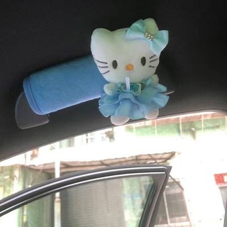 New KT Dora Car Interior Decoration Handbrake Sleeve Door Handle Protective Glove Roof Handle Protective Cover Universal Cute Car Decoration car interior accessories
