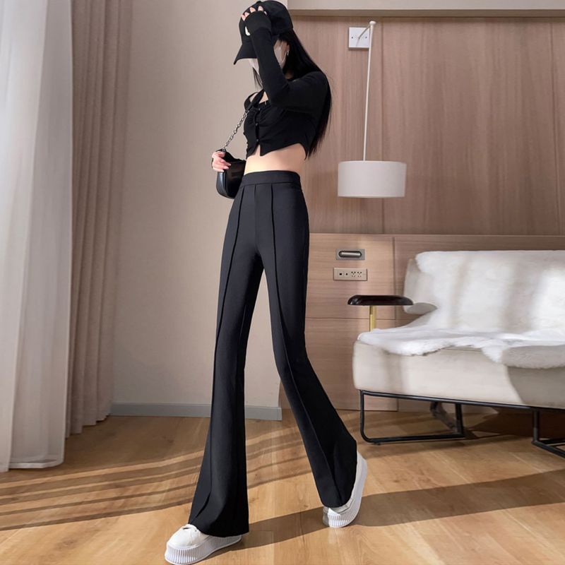 Quần Dài Nữ Màu Đen Lưng Cao 40-100kg c11905