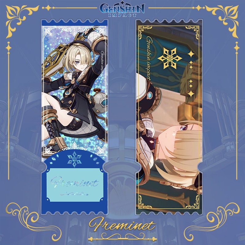 Sq3 genshin Đồ Chơi anime lyney Lyette freminet Có Cát Chảy Làm Quà Tặng Cho Bé