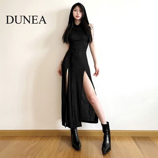 DUNEA Đầm Hoodie Dáng Rộng Thời Trang Dành Cho Nữ