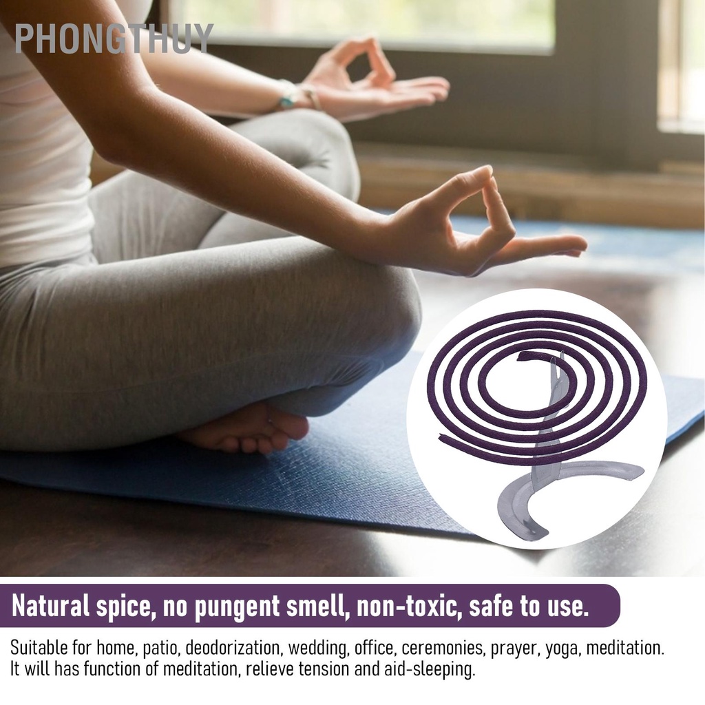 Nhang khoanh Ngải cứu 32 vòng - Nhang vòng hương Ngãi Cứu cho phòng nghỉ Nhà vệ sinh Phòng ngủ thơm trong nhà