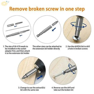 【VARSTR】Bolt Remover Brand New Damaged Screw Extractor Durable Multipurpose Tools