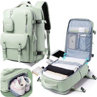 30L Balo du lịch nữ chống nước balo ngăn đựng giày độc lập ba lô đựng laptop 15,6/16 inch balo để quần áo