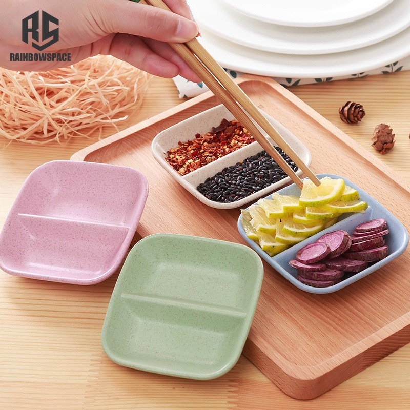 Khay Đựng Ấm Trà Hai Ngăn Tiện Lợi Trong Nhà Bếp
