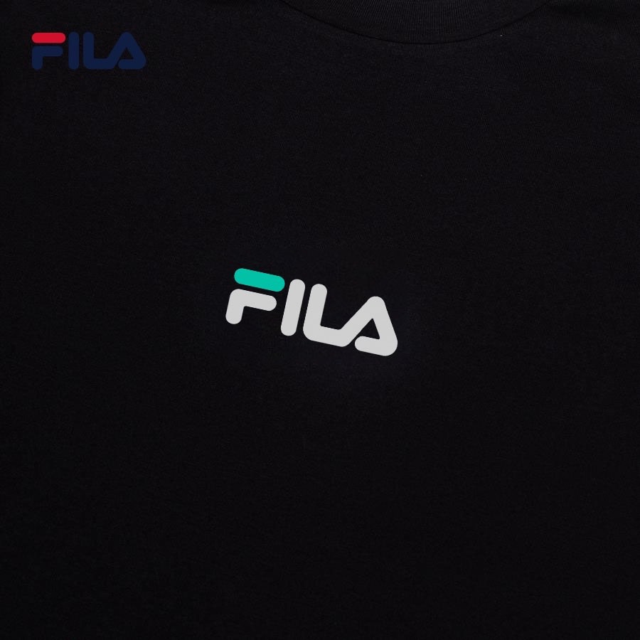 Áo Thun Oversize Tay Lỡ 250 gsm Fila Biella Italia, Áo Thun FILA Nam Nữ Unisex- ROYAL T&T