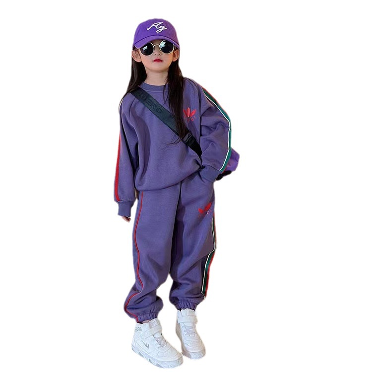 Bộ Đồ Thời Trang Xuân Thu Hai Món Phong Cách Hàn Quốc Cho Bé Gái 120-170cm