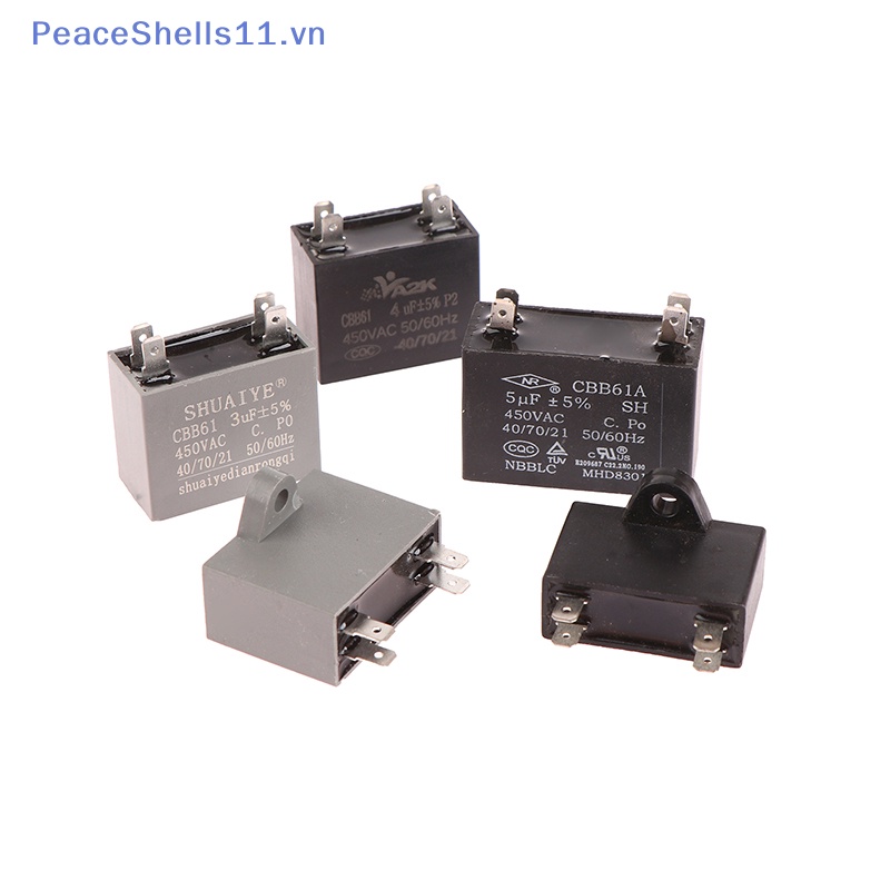 1 Tụ Điện 450v cbb61 dip 4pin 1.5uf 2.0uf 2.5uf 3.0uf 3.5uf 4.0uf 5.0uf 6.0uf.