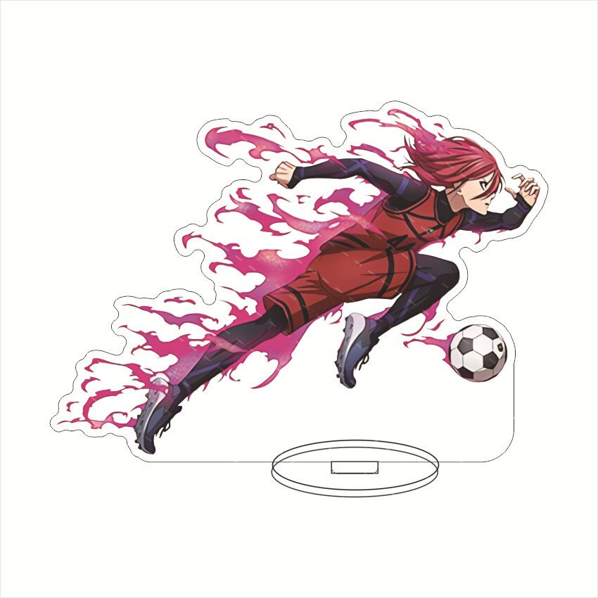 Mô hình Standee Blue Lock Soccer Series Acrylic Stand Isagi Yoichi Bachira Meguru Anime decor góc học tập để bàn 15cm