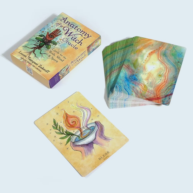 11*6.5cm Anatomy of A Witch Oracle Stunning 48-card Oracle