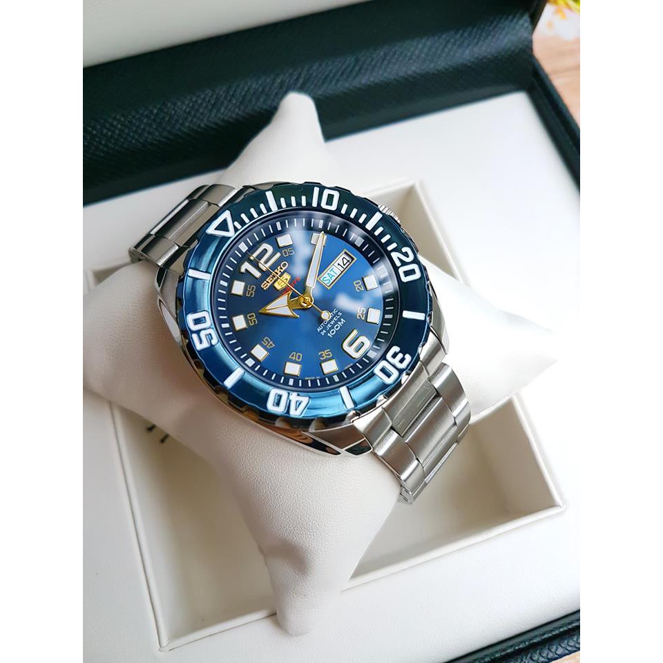 Đồng hồ nam Seiko Baby Monster - Kính cứng - Máy Automatic - Hàng nội địa Nhật Bản