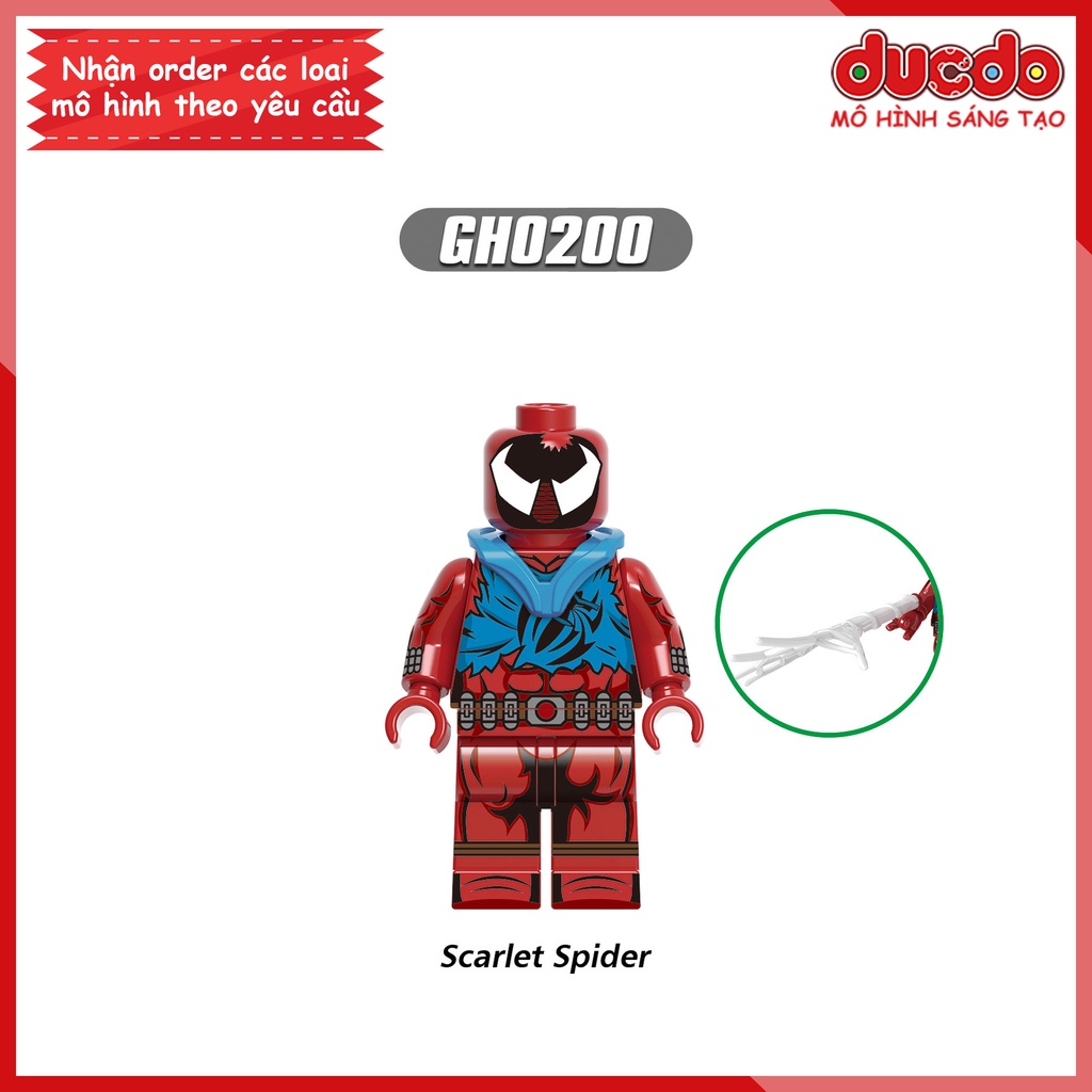 Minifigures các nhân vật Người nhện Spider Man - Đồ chơi Lắp ghép Xếp hình Mô hình Mini Iron Man XINH G0126
