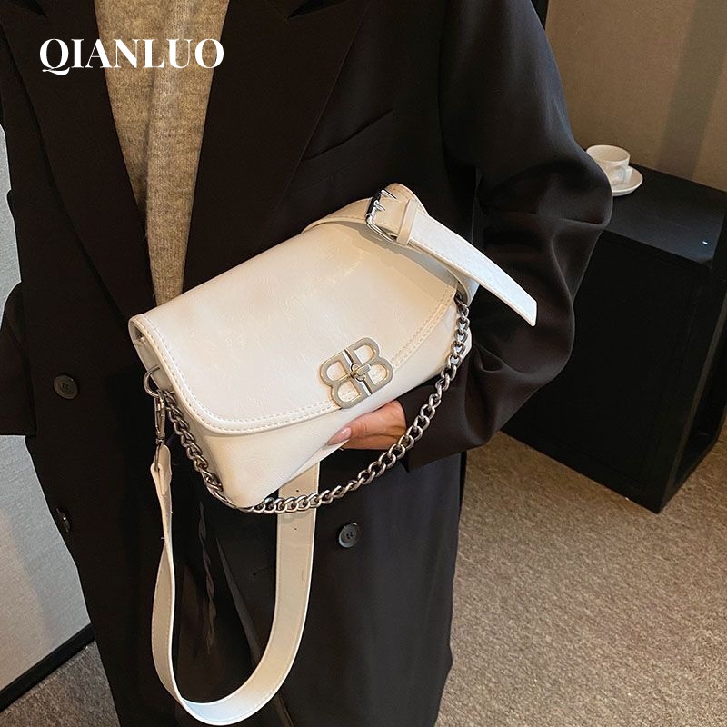 QIANLUO túi xách nữ túi đeo chéo kẹp nách đeo vai 2023NEW INS Giá rẻ Cute Tiện dụng GDJ2392OK838Z230920