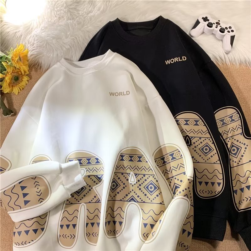 Áo Thun Tay Dài Cổ Tròn Dáng Rộng Thời Trang Cho Nam Giới size m-8xl