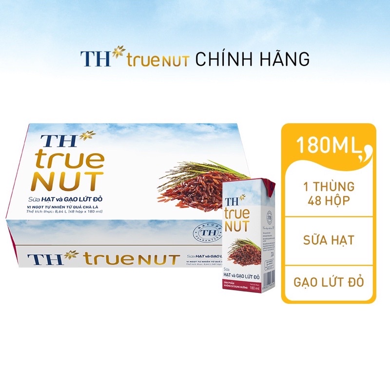 Thùng 48 hộp sữa hạt TH TRUE NUT