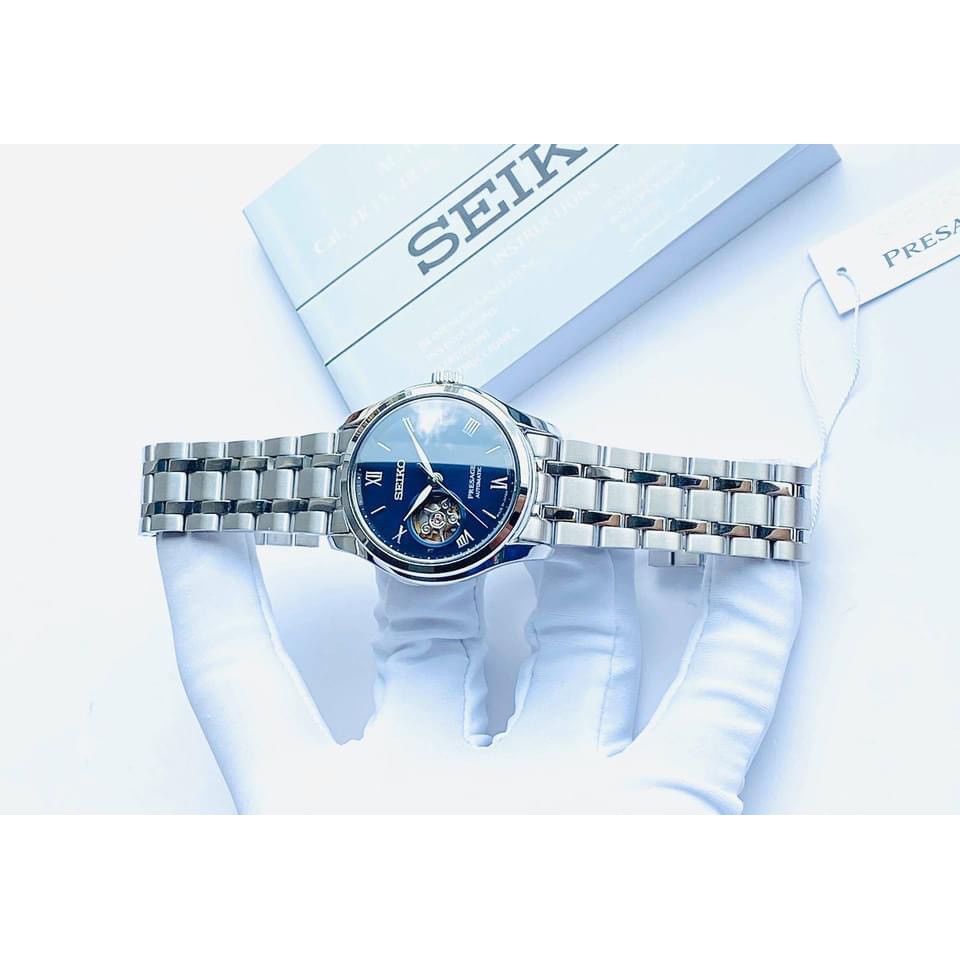 Đồng hồ nam chính hãng Seiko Presage Zen Garden Open Heart - Máy cơ Automatic - Kính sapphire - Made in Japan MKT66