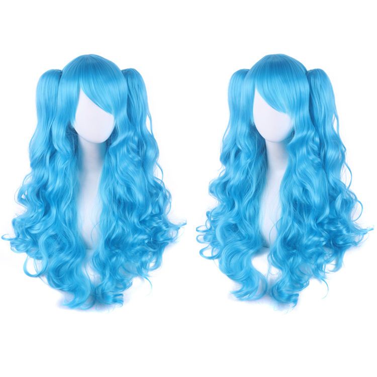 Tóc Giả Xoăn Dài Hóa Trang Nhân Vật anime lolita Dễ Thương