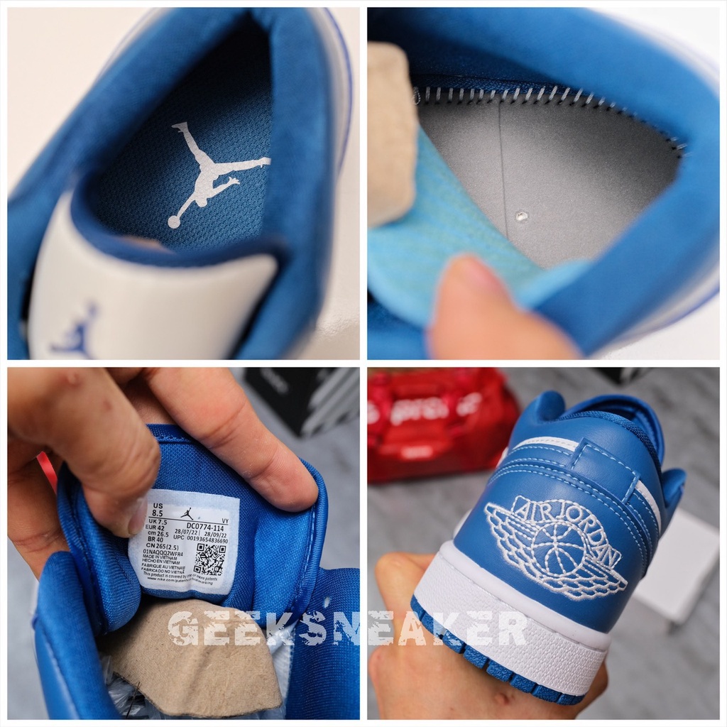 Giày Thể Thao Màu Xanh Dương Đậm Của jordan 1 Chính Hãng