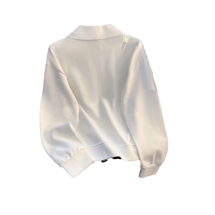 Áo Thun polo Tay Dài Dáng Rộng Phong Cách Mỹ Thời Trang Xuân Thu Hàng Mới 2023 Dành Cho Bạn Nữ