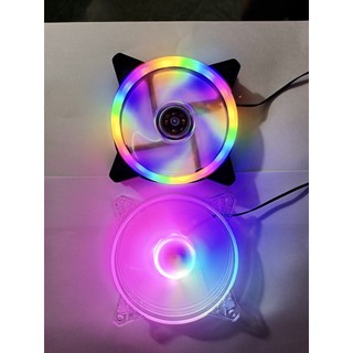Quạt tản nhiệt thùng máy tính 12cm nhiều màu RGB 12V