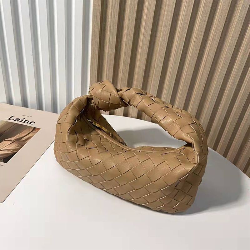 Niche Set 2 Túi Xách Da Bò Thật 022 mini Thắt Nút Kiểu Mới Chất Lượng Cao