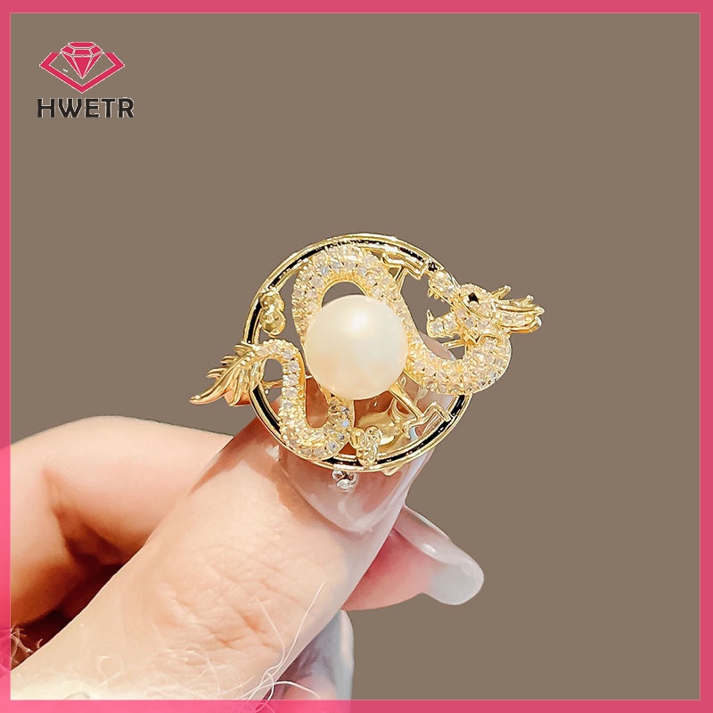 Huy Hiệu Cài Áo Hình Rồng Phong Cách Trung Hoa Thời Trang Mới