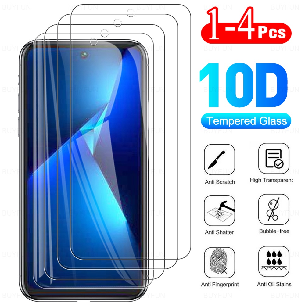 Set 1-4 Kính Cường Lực Bảo Vệ Màn Hình Cho tecno pova 5 / Nova 5 Pro 6.78 Inch