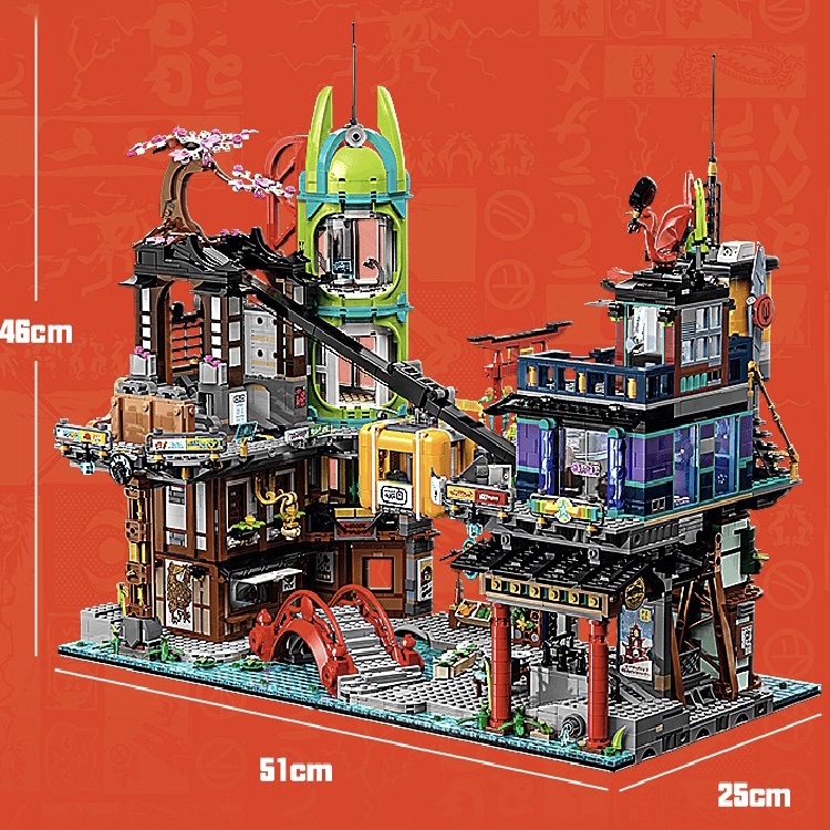 Đồ chơi Lắp ráp Mô hình Ninjago City Markets 90050