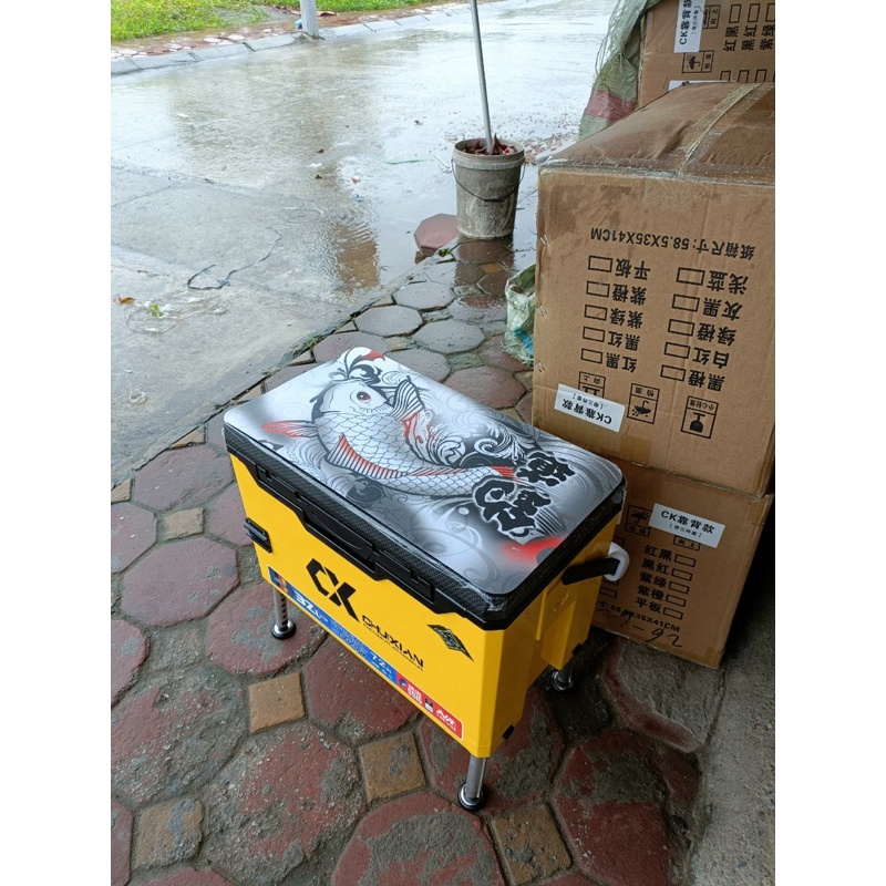 Miếng dán Decal 3D  dùng để dán nắp thùng câu cá   ANam-Fishing