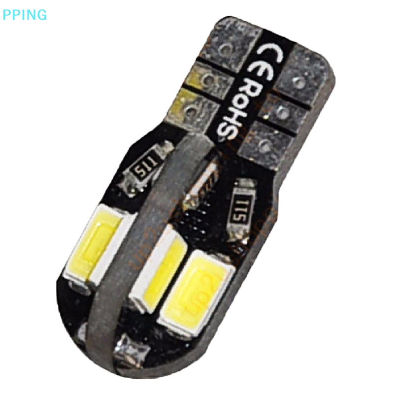 Bộ 2 Bóng Đèn led t10 canbus 5630 8smd 12v 8000k Ánh Sáng Trắng Dành Cho Ô Tô
