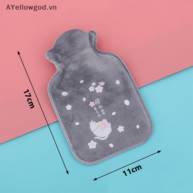 Ayellowgod Bình Nước Nóng Giữ Ấm Bụng Họa Tiết Hoạt Hình Có Thể Tái Sử Dụng vn