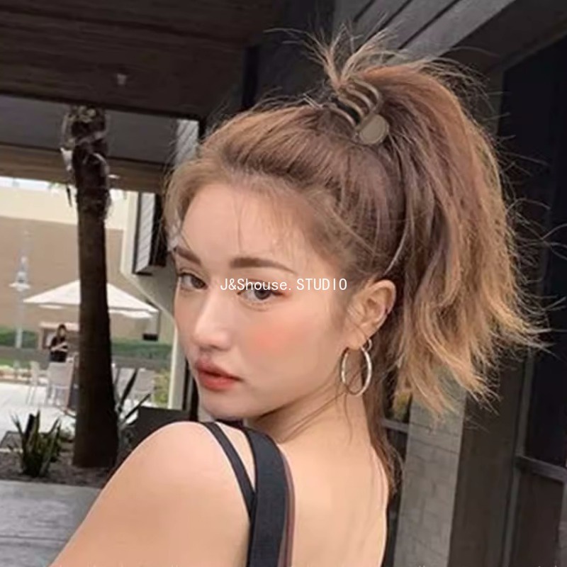 Kẹp Tóc Càng Cua Bằng acrylic Màu Sắc Tươi Sáng Phong Cách Hàn Quốc kf689 Dành Cho Bạn Nữ