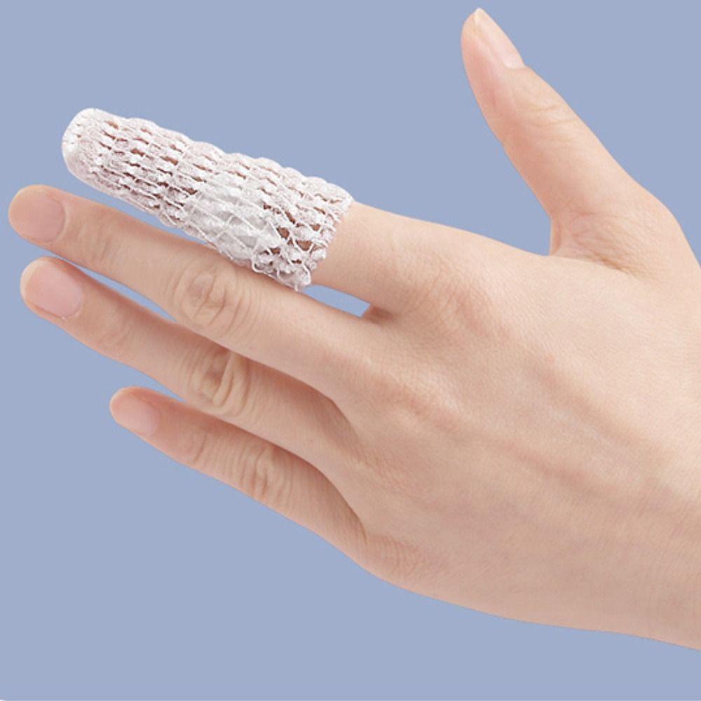 Btlimer Băng Quấn Thể Thao Vải Lưới Gạc Co Giãn Thoáng Khí Dài 2m Màu Trắng Dùng Để Cố Định Vết Thương
