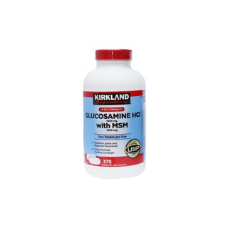 Glucosamine HCl wth MSM Kirkland Signature xương khớp chắc khỏe, giảm đau nhức hộp 375 viên Maxwell68