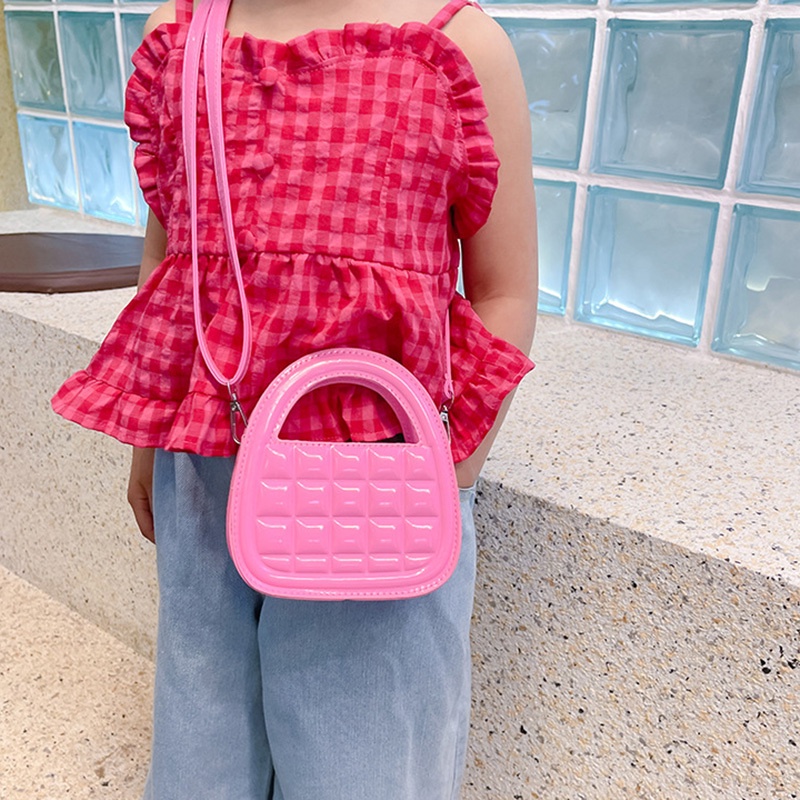 Túi Đeo Chéo mini Màu Sắc Ngọt Ngào Phong Cách Hàn Quốc Cho Bé Gái