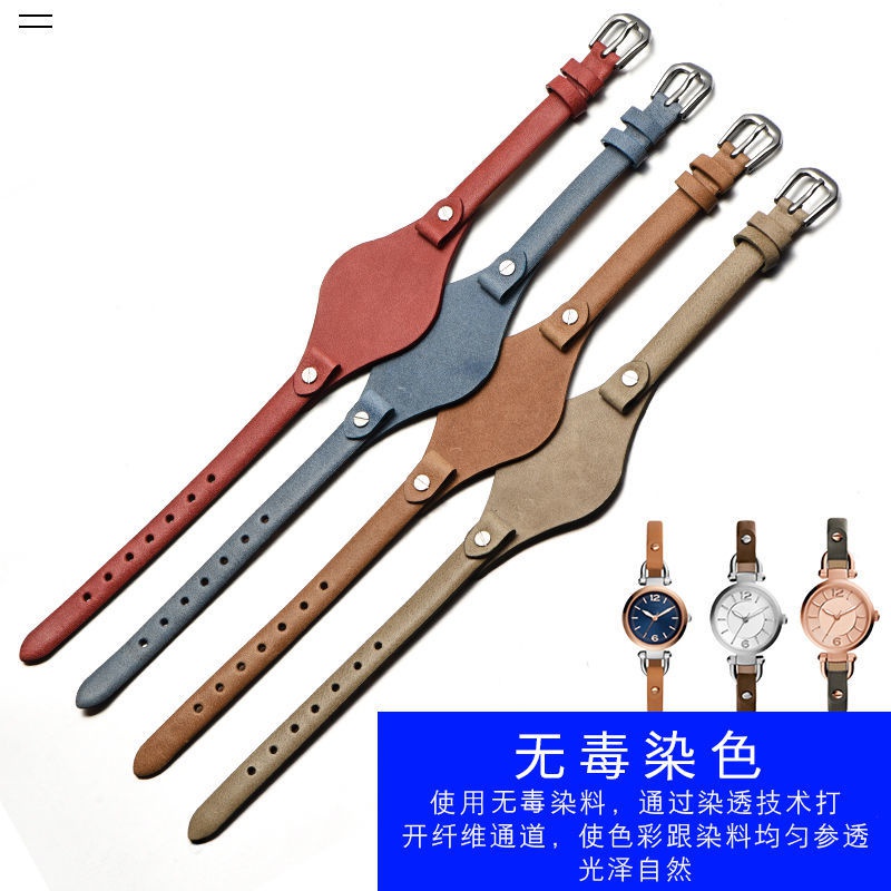 Fossil Dây Đeo Bằng Da Thật Cho Đồng Hồ es4119 es4000 es3148