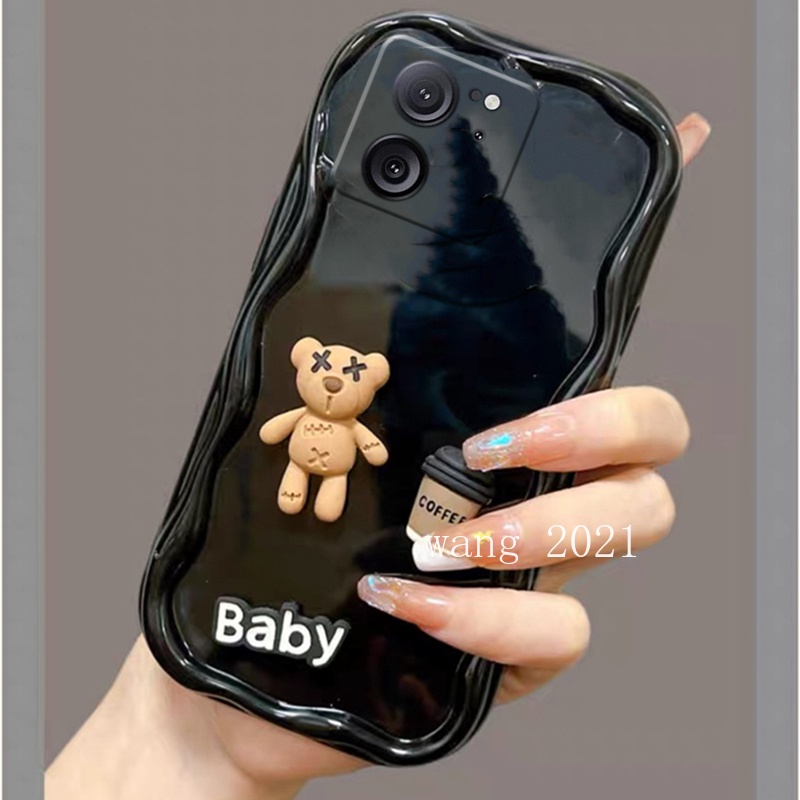 Ốp Điện Thoại Mềm In Hình Gấu Bông 3d Bảo Vệ Toàn Diện Cho xiaomi 13t xiaomi 13t pro 5g xiaomi 13t pro 5g