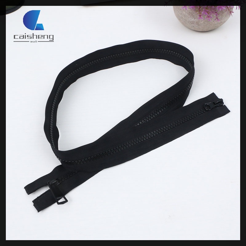 Dây Khóa Kéo Đôi Bằng nylon Màu Đen 2 Chiều Dài 80Cm Chuyên Dụng Cho Thợ May