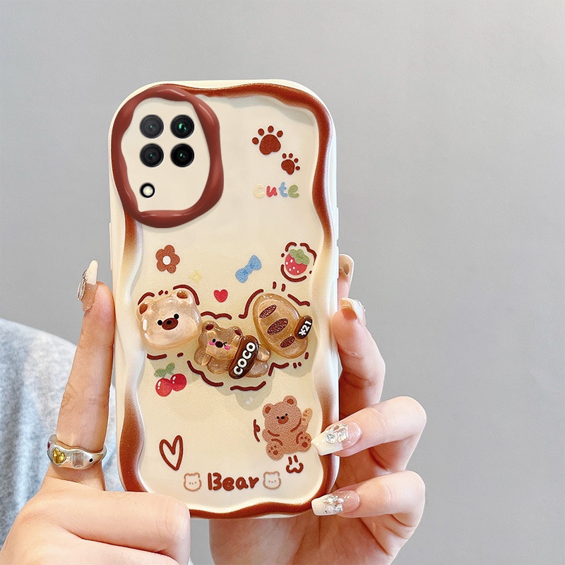 Ốp lưng samsung a12 4g Dễ Thương Ốp Điện Thoại Chống Sốc Hình Búp Bê Hoạt Hình 3d Thời Trang Cho samsung a12 4g
