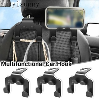 Hys giá đỡ điện thoại di động hai đầu đa chức năng có móc treo đồ gắn ghế sau xe hơi
