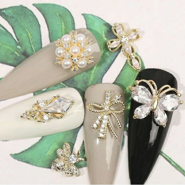 Charm Nơ Quốc Dân Cao Cấp Kim Loại - manh219