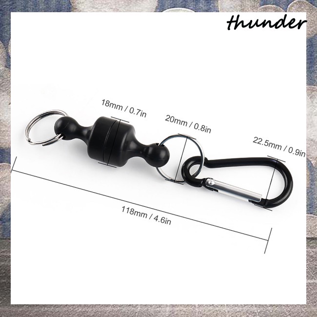 Sấm Sét Khóa Nam Châm Chống Rơi Phụ Kiện Câu Cá Ngoài Trời