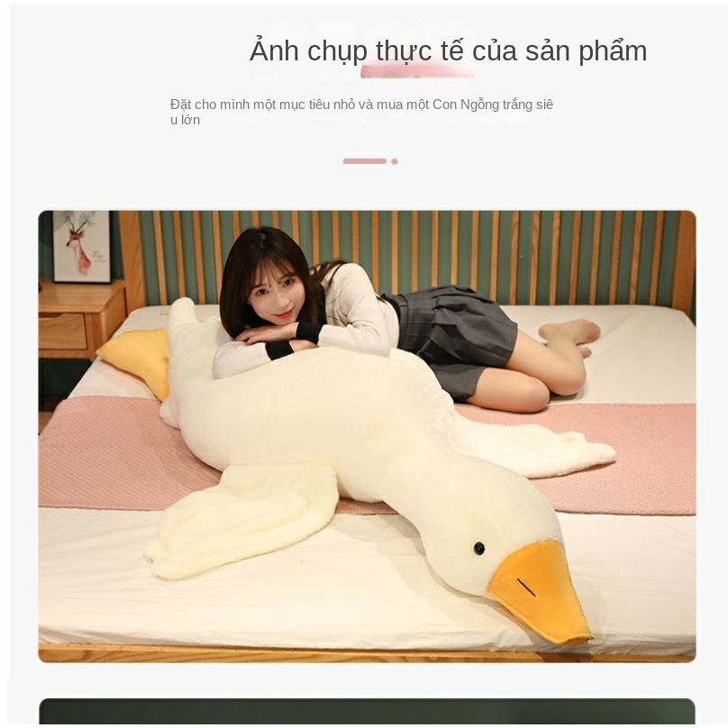 Thú Nhồi Bông Hình Chú Vịt / Gấu / Ngỗng / Ngỗng Dễ Thương Cho Bé