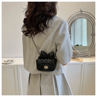 Túi đeo chéo mini đính nơ xinh xắn cho nữ