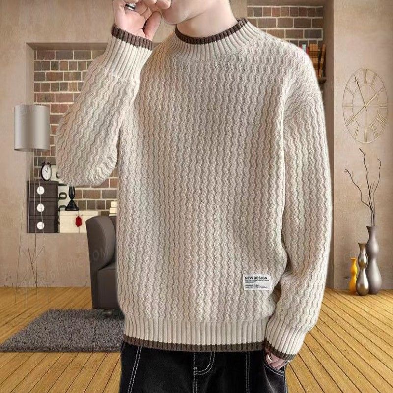 Áo sweater Dệt Kim Thời Trang Thu Đông Cho Nam Giới
