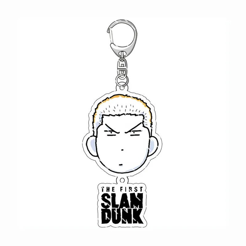 Móc khóa Slam Dunk Keychain Man Sakuragi Hanamichi Rukawa Kaede Porte Clef Phụ kiện trang trí túi xách Balo